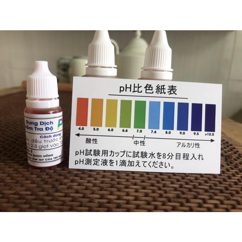 Dung dịch kiểm tra độ PH của nước chài 10ml