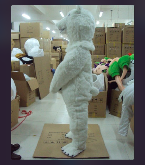 Mascot gấu trắng bắc cực