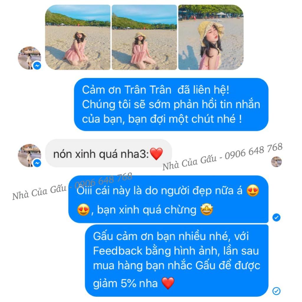 Nón cói cột nơ trước siêu xinh siêu ciuute