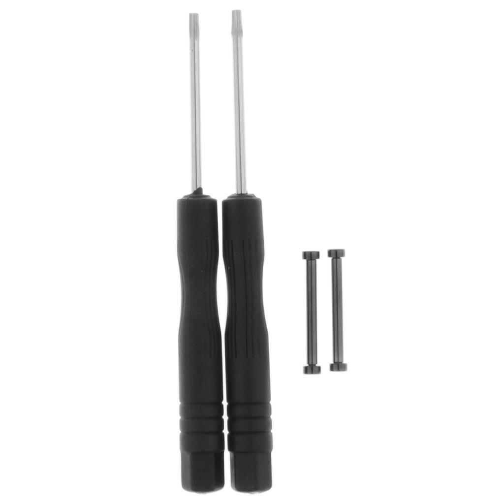 2-4pack 26mm Strap Watch Band Connecting Ear Rod Strap Link Connector Rod black