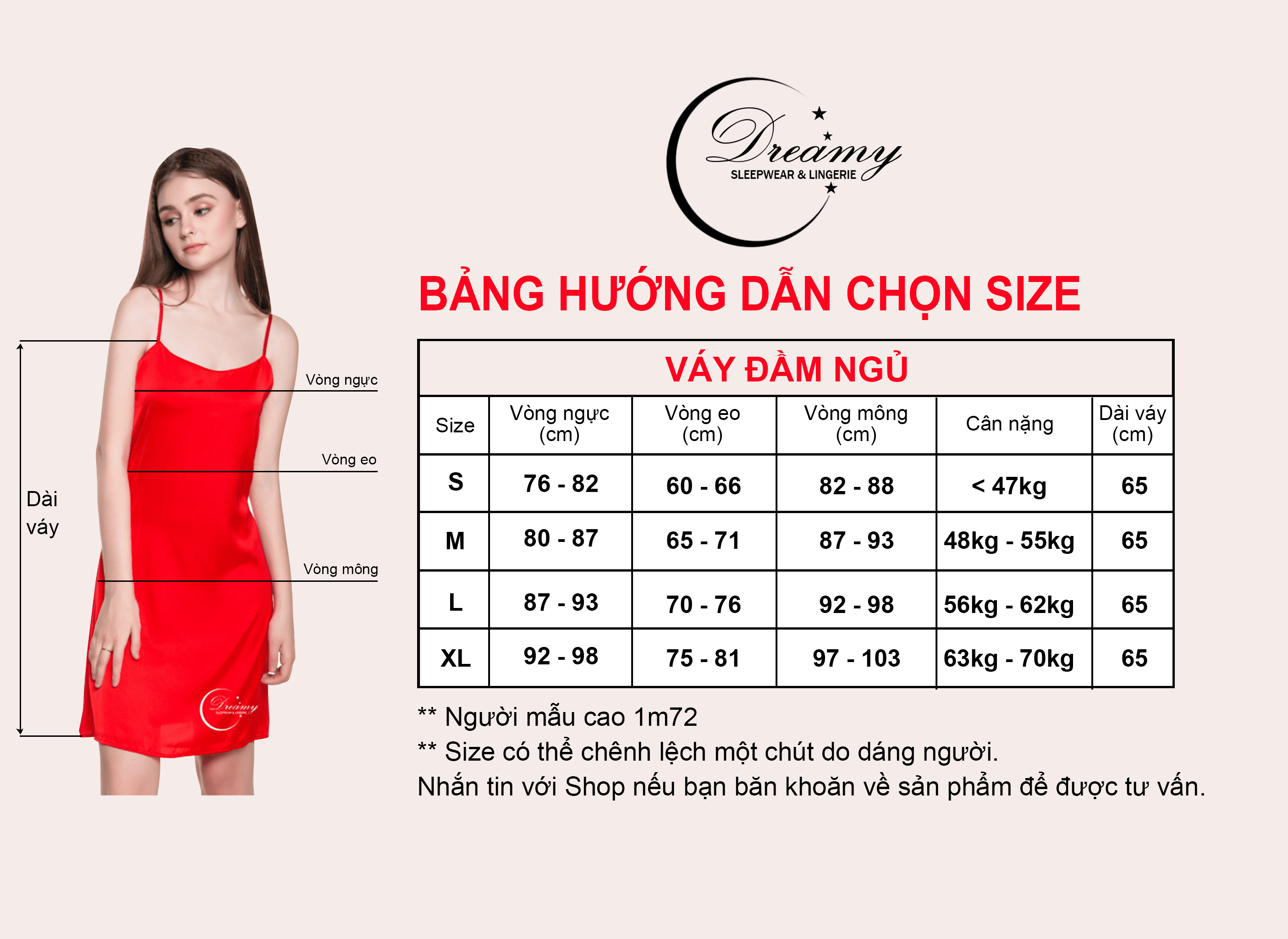 Dreamy VS17 Váy Ngủ Lụa Cao Cấp Hai Dây Dáng Suông, Xẻ Bên Hông Trẻ Trung Quyến Rũ