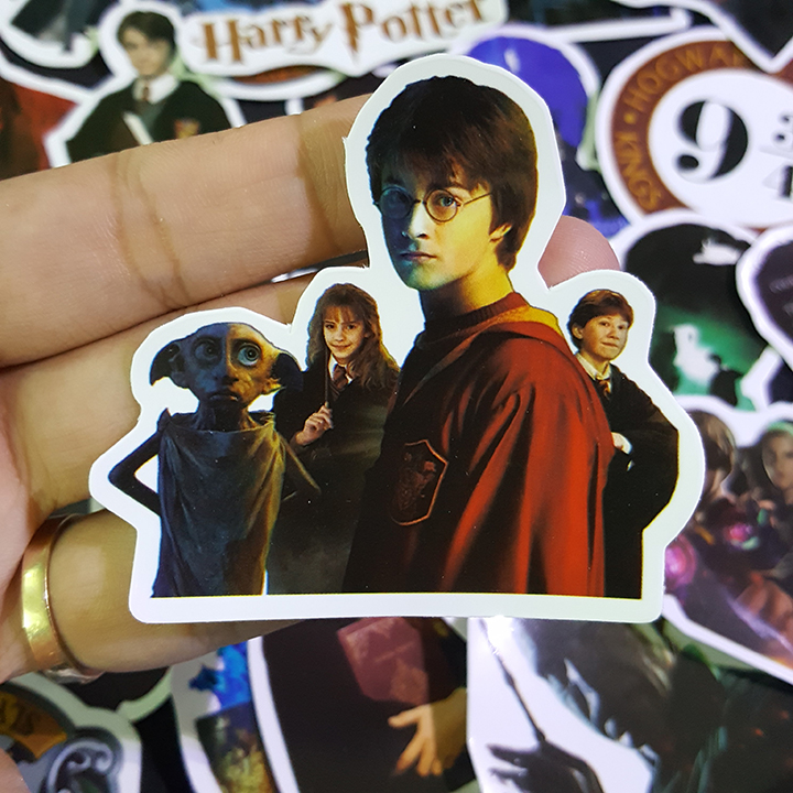 Bộ Sticker dán cao cấp chủ đề HARRY POTTER - Dùng dán Xe, dán mũ bảo hiểm, dán Laptop