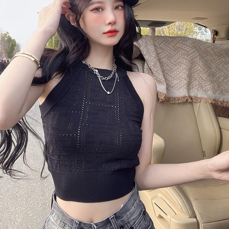 Áo Yếm Croptop Sát Nách Mongterghi Hoạ Tiết 3D Chất Liệu Co Giãn Thoải Mái Kết Hợp Quần Cạp Cao Siêu Đẹp