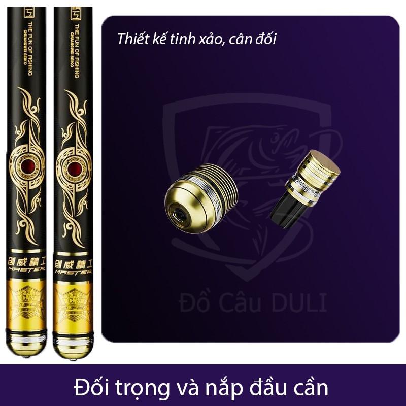 Cần câu tay Chuangwei Ngọc Kỳ Lân chuyên câu đài độ cứng 4H, 6H nội địa Trung Quốc CC-15