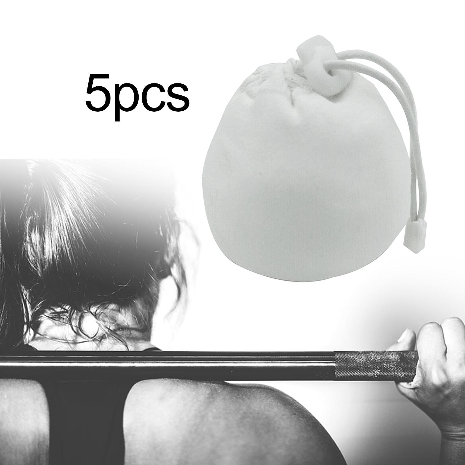 10Pcs Chalk Ball Bag Anti Slip bag for Fitness Weightlifting Workout