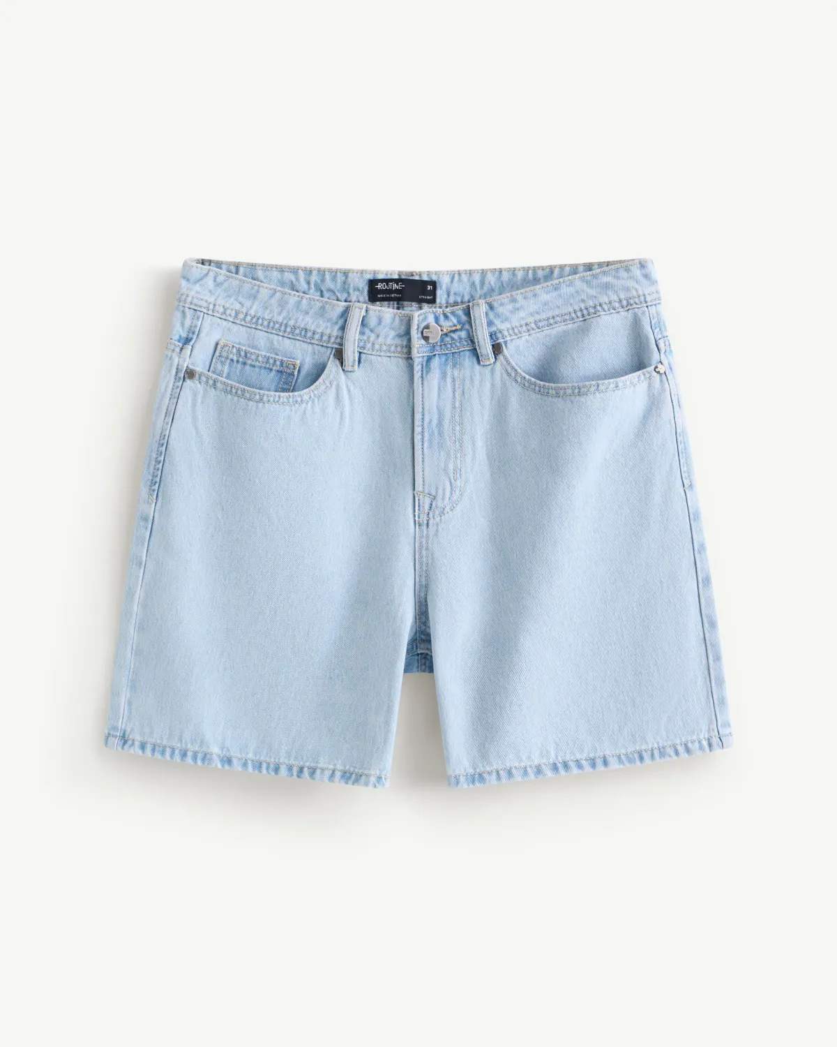 Quần short denim nam. Straight - ROUTINE 10F25DPS004