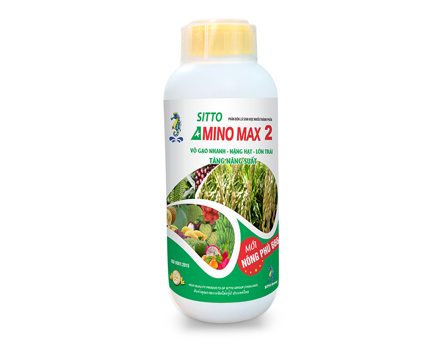Nông Phú 666 vào gạo siêu nhanh, Amino Max 2 chai 500ml