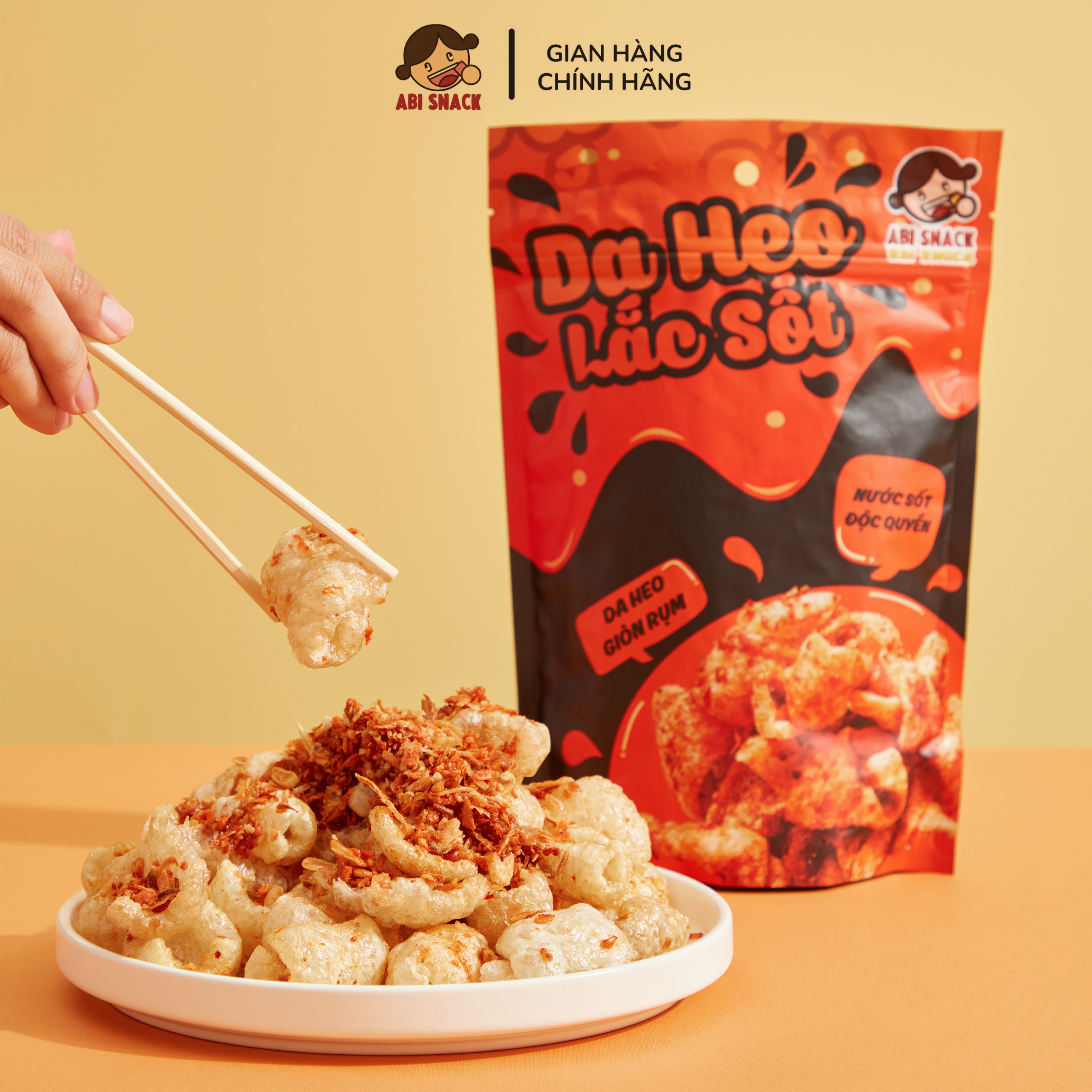 Da Heo Lắc Sốt Siêu Phẩm ABI SNACK