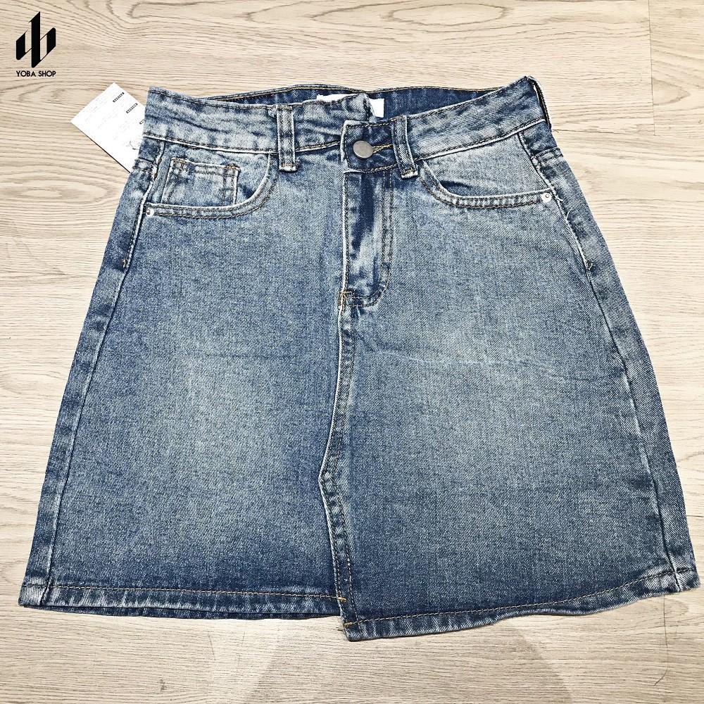 CHÂN VÁY JEANS XANH CHỮ A SIÊU XỊN ĐẸP (ảnh thật 100%)