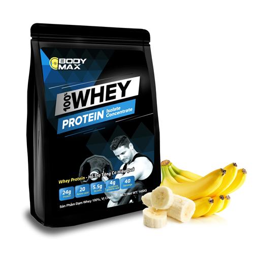 Sữa Whey Protein BODY MAX - VỊ CHUỐI 1450G