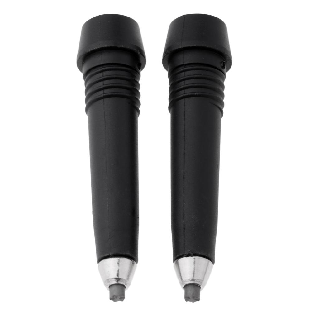Pack of 2pcs Trekking Pole Tips Walking Stick Protector Hiking Accessories