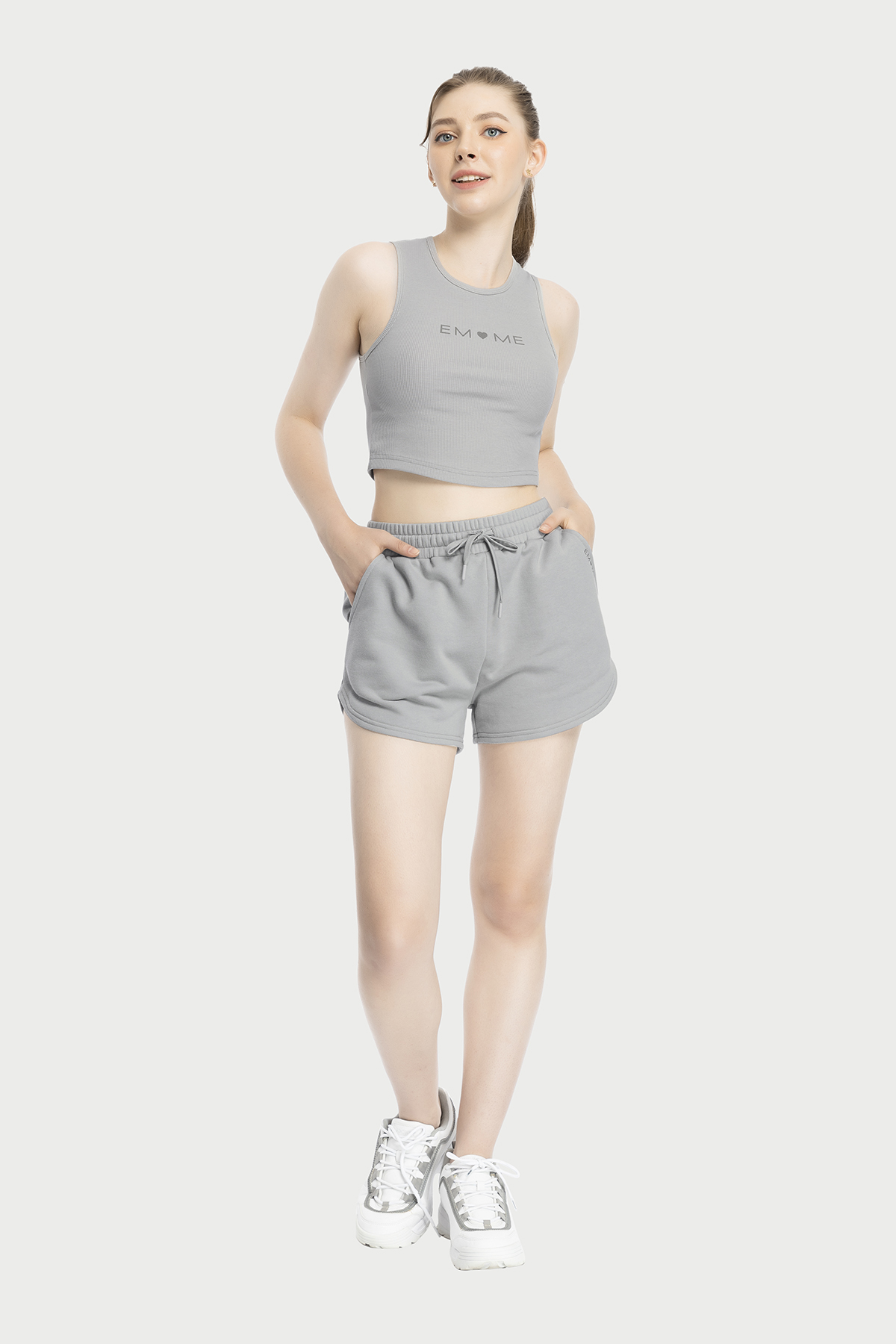 Áo T - top nữ Vera by Chipu Cotton Rib trơn - 0015