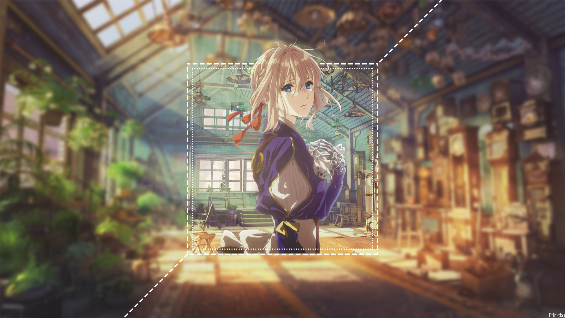 Poster 8 tấm A4 Violet Evergarden Búp Bê Kí Ức anime tranh treo album ảnh in hình đẹp (MẪU GIAO NGẪU NHIÊN)