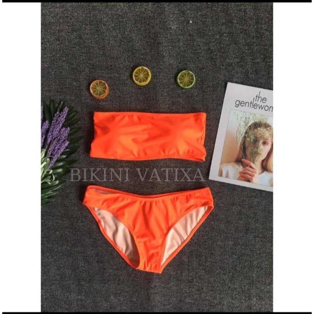 Đồ bơi, bikini form áo ống dạ quang (3 màu) đẹp, sexy quyến rủ VATIXA BKN11