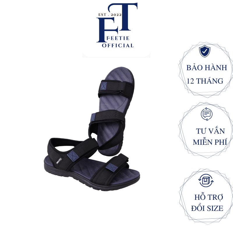 Sandal Unisex Quai Ngang Guvas Thời Trang Mang Đi Học ,Đi Chơi