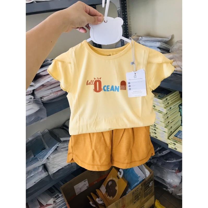 Bộ cộc tay bé gái