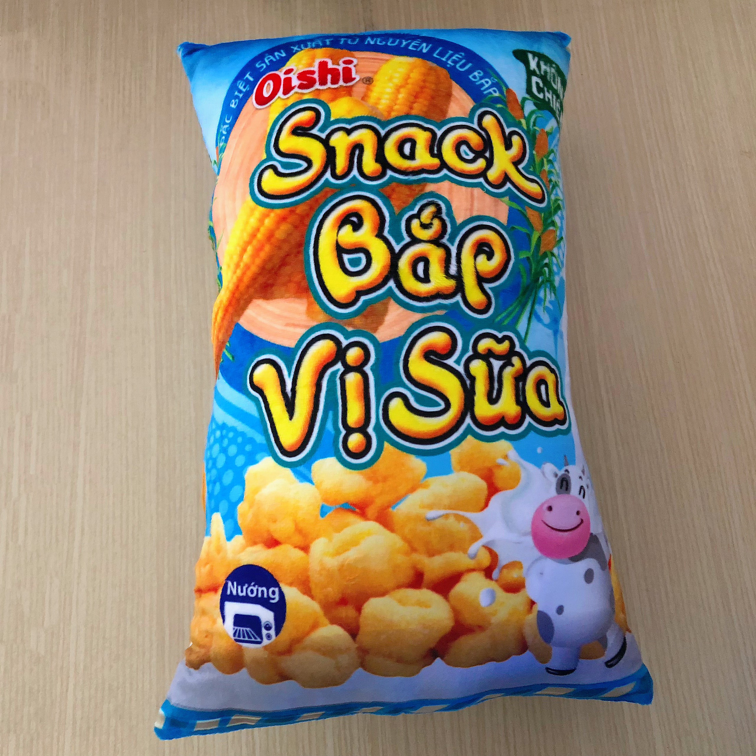 Gối hình bánh snack cho bé