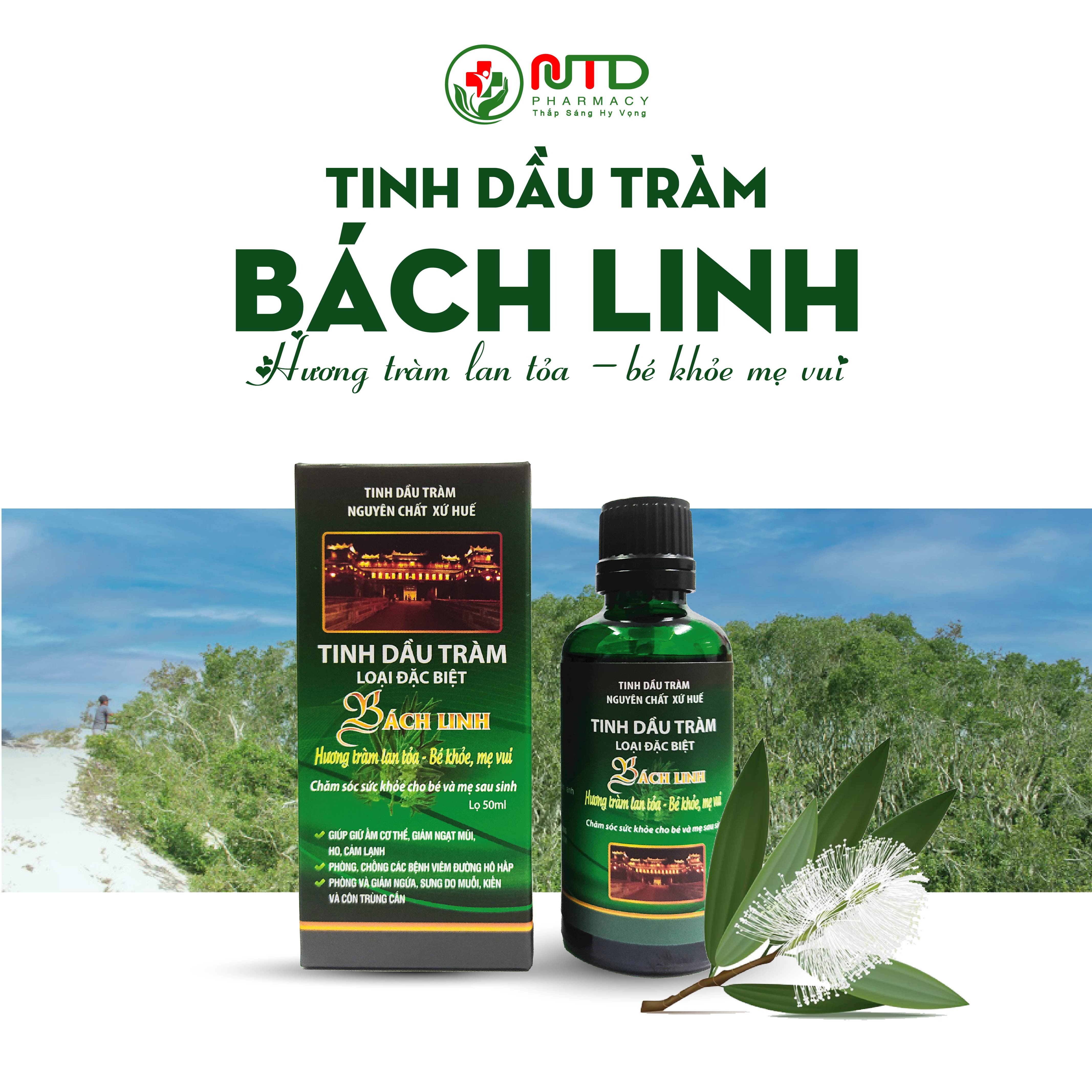 Tinh dầu tràm Bách Linh - Tinh dầu chăm sóc sức khỏe mẹ và bé