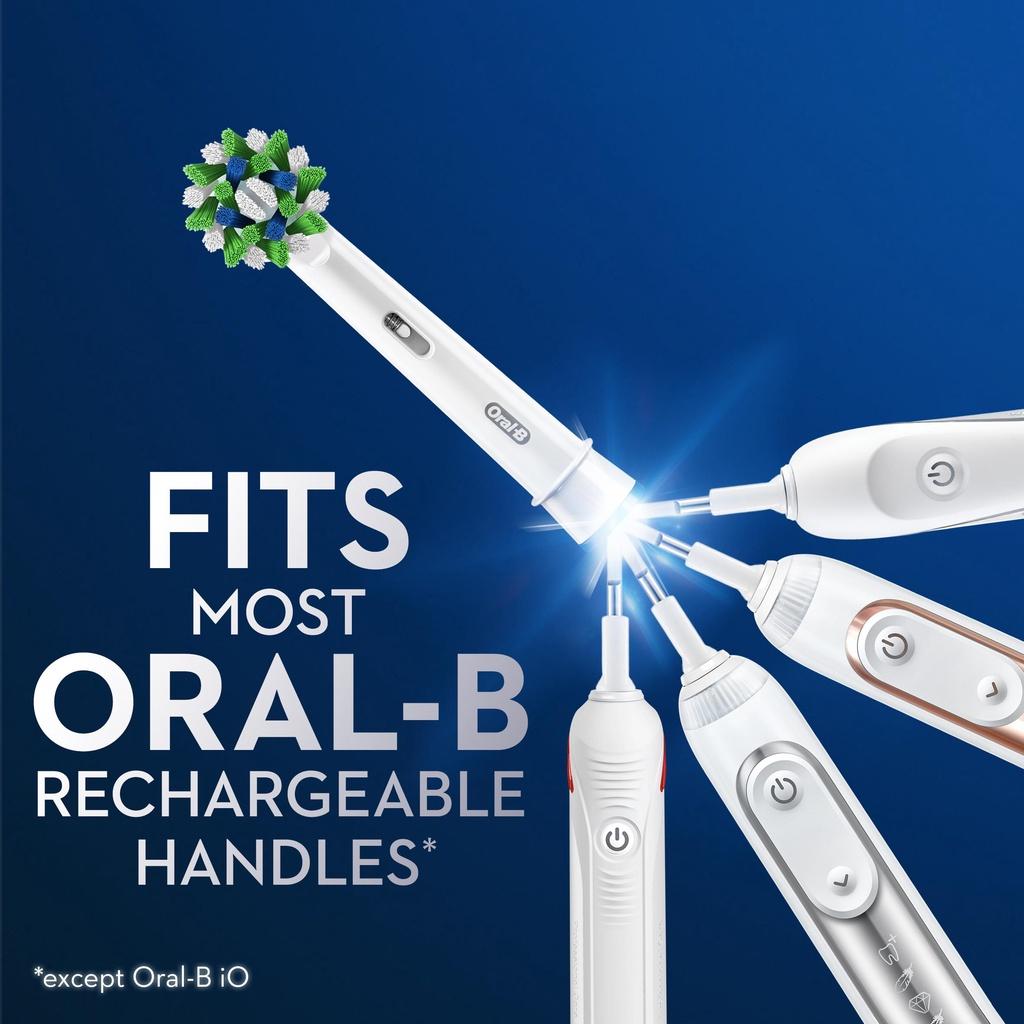 Hộp 4 đầu bàn chải Oral-B Cross Action chính hãng