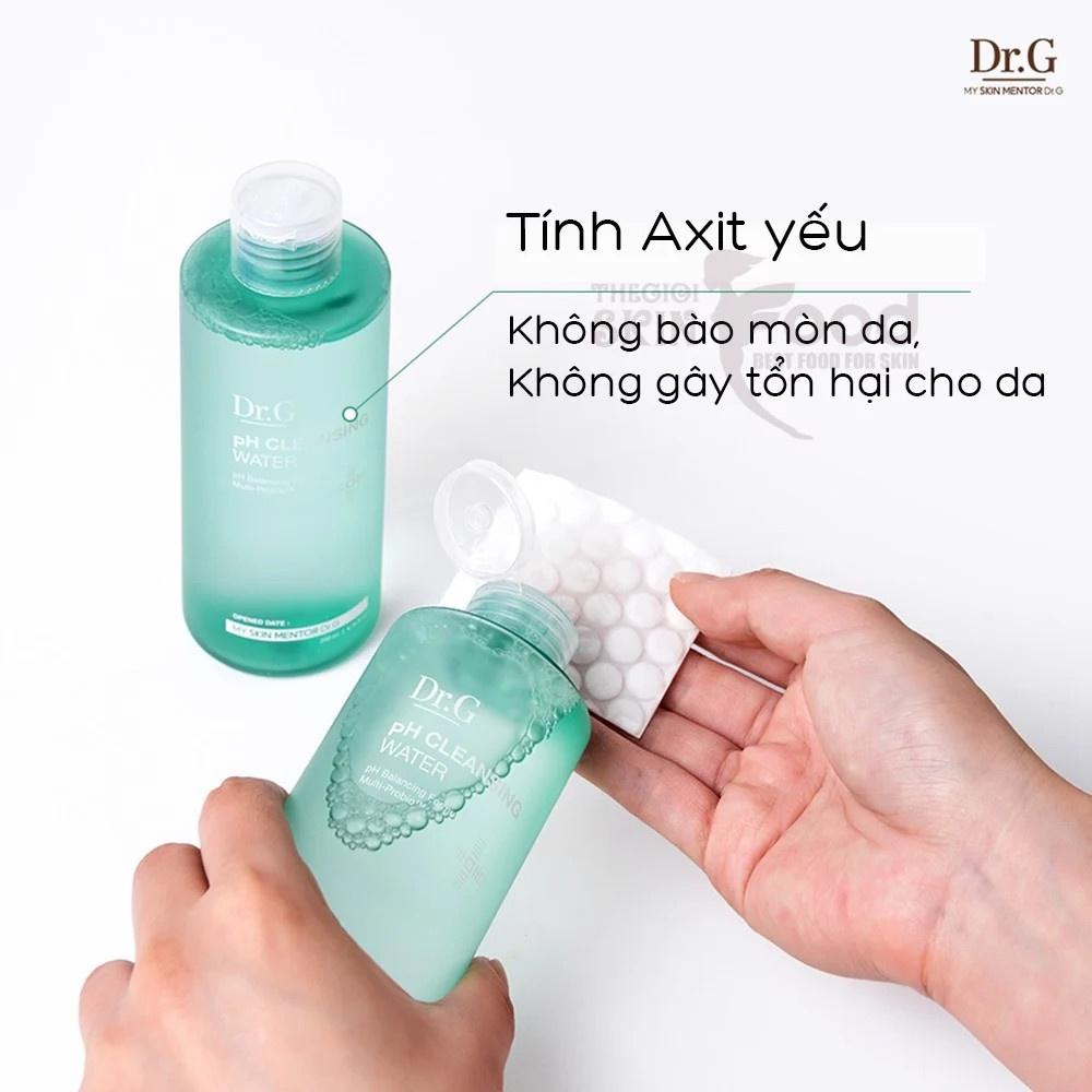 Nước Tẩy Trang Dịu Nhẹ Dr.G pH Cleansing Water 490ml