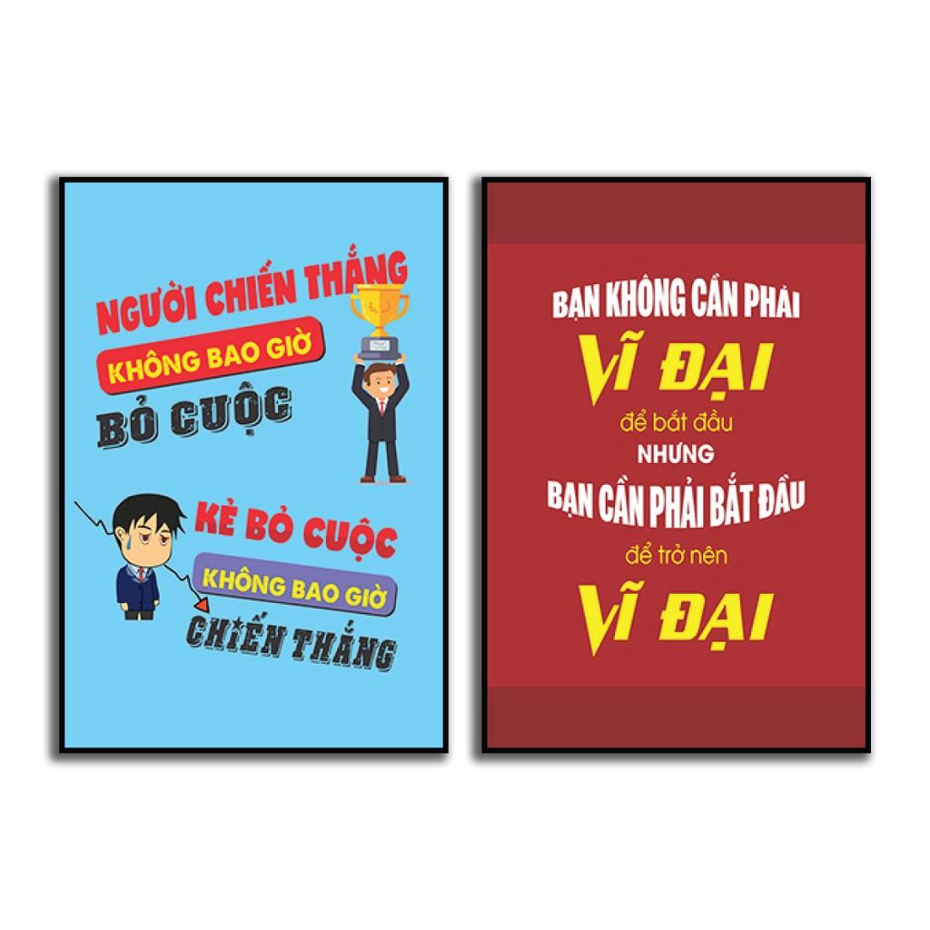 Tranh văn phòng tích cực thay đổi bản thân DL-34