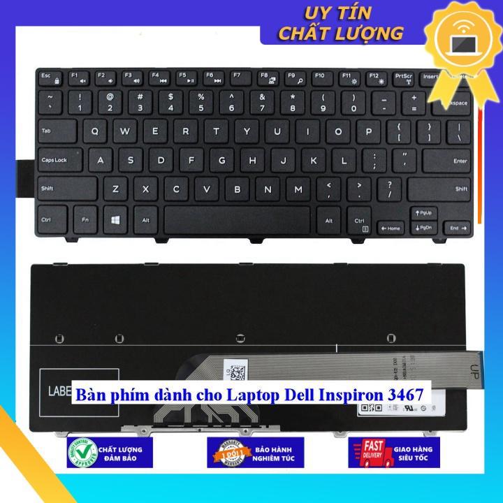 Bàn phím dùng cho Laptop Dell Inspiron 3467 - Hàng Nhập Khẩu New Seal