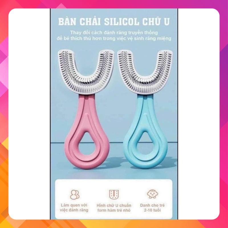 Bàn chải silicon siêu mềm cho bé