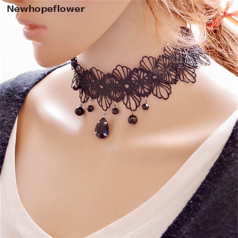 Vòng cổ choker ren phong cách gothic cổ điển xinh đẹp