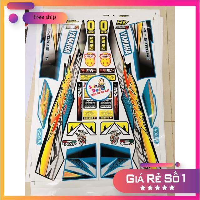 Tem rời dành cho xe sirius xanh