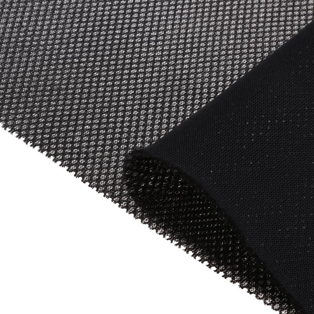 2 Pieces Speaker Grill Cloth Stereo Gille Fabric Speaker Mesh Cloth