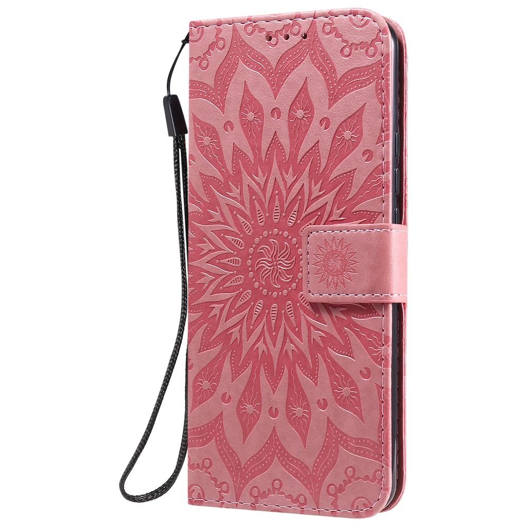 Bao da điện thoại PU có khe đựng thẻ giá đỡ cho Xiaomi Redmi 9 9A 9C Redmi 8 8A Note 7