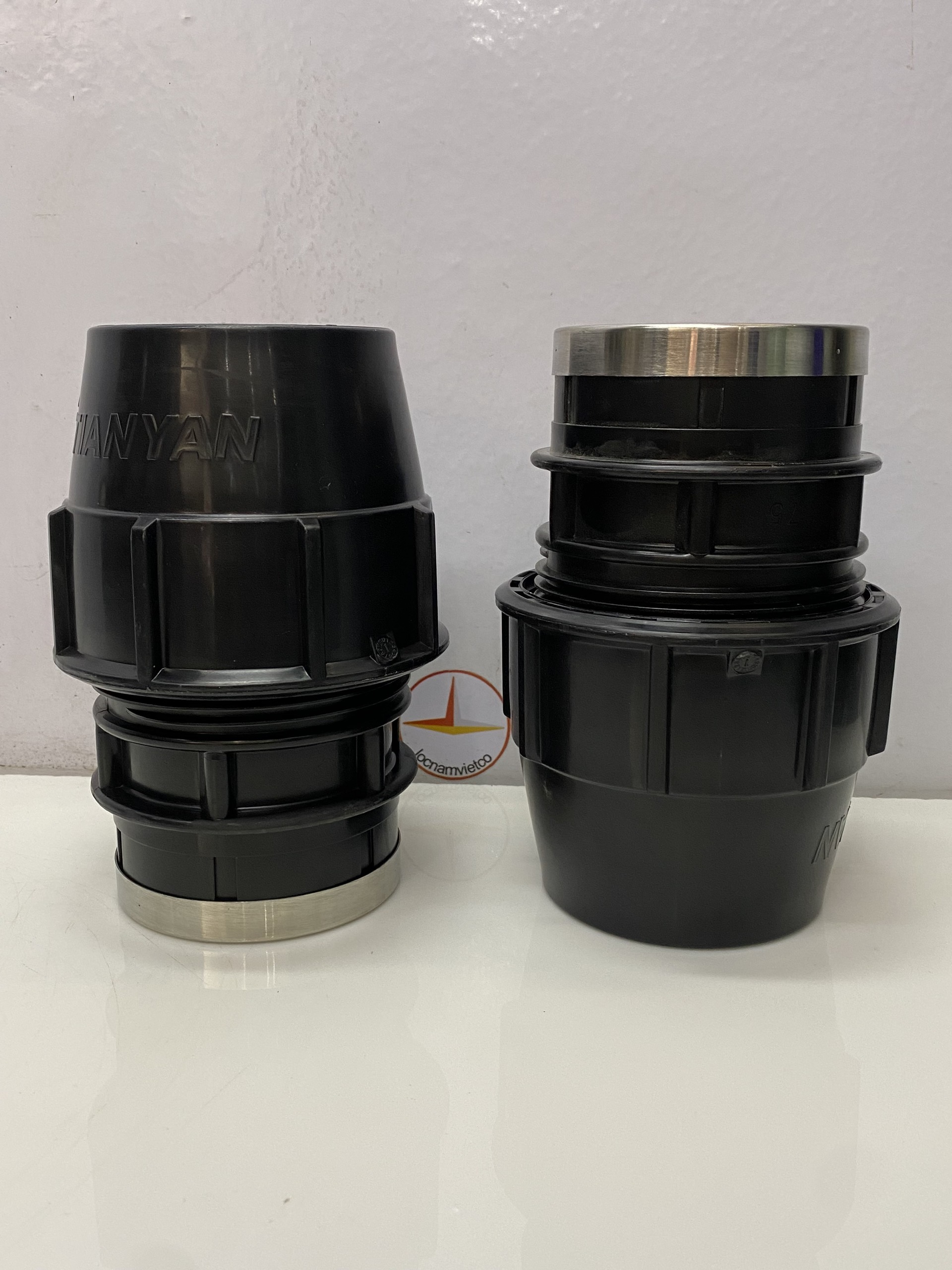 Nối ren trong HDPE phi 75