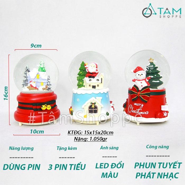 Quả cầu tuyết giáng sinh để bàn HNHAC-02