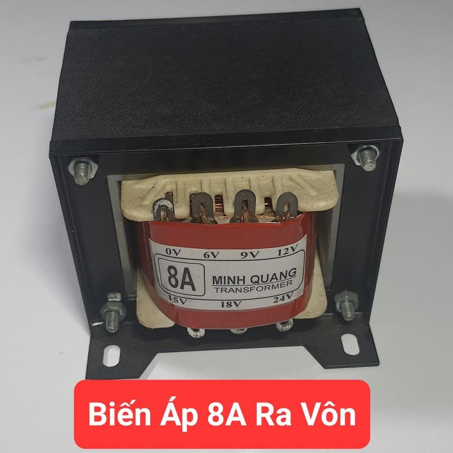 Biến Áp 8A, 0V,6V,9V,12V,15V,18V,24V chợ