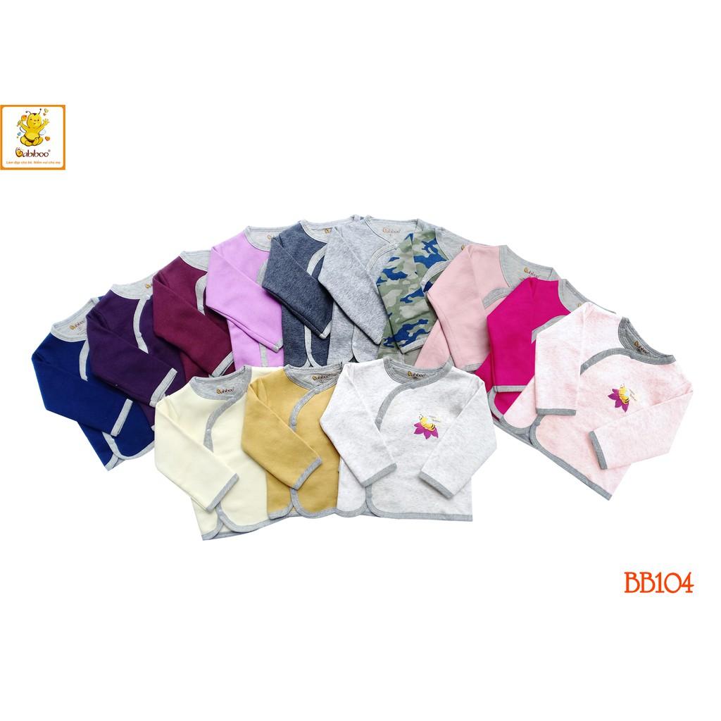 Áo ghi lê nỉ bông dài cotton BABIBOO - BB104