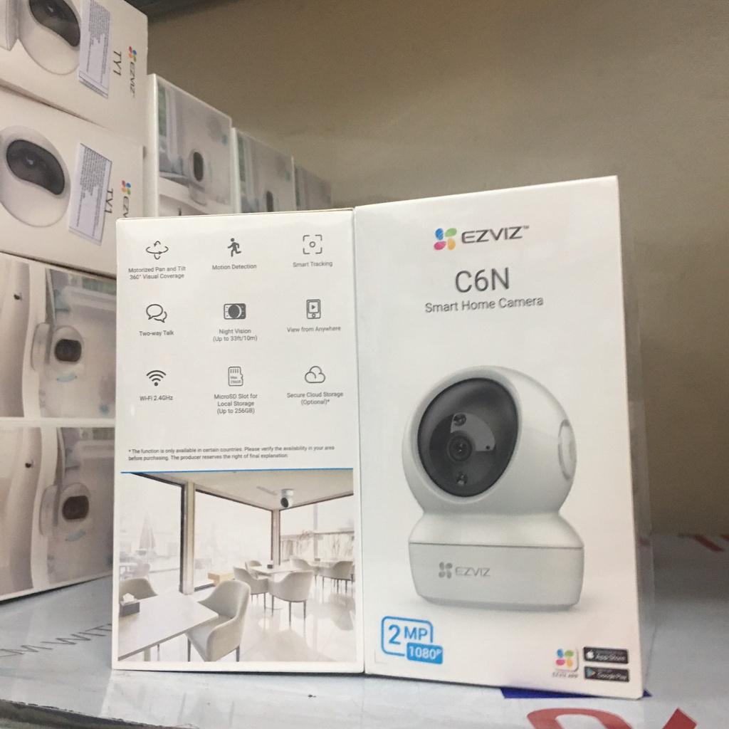 Camera Wifi Ezviz C6N đàm thoại 02 chiều, quay 360 độ, theo dõi thông minh, lắp trong nhà hình ảnh HD - Hàng Chính Hãng