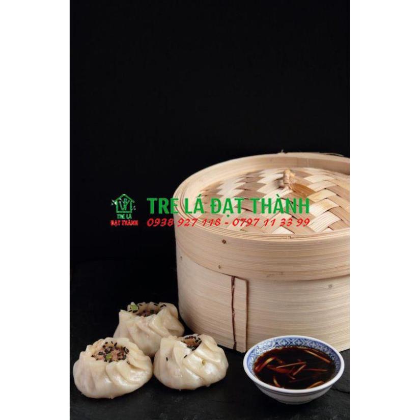 Tre VN- Xửng hấp há cảo mini size, xửng hấp dimsum bằng tre tự nhiên gồm 1 thân và 1 nắp -Xưởng SX