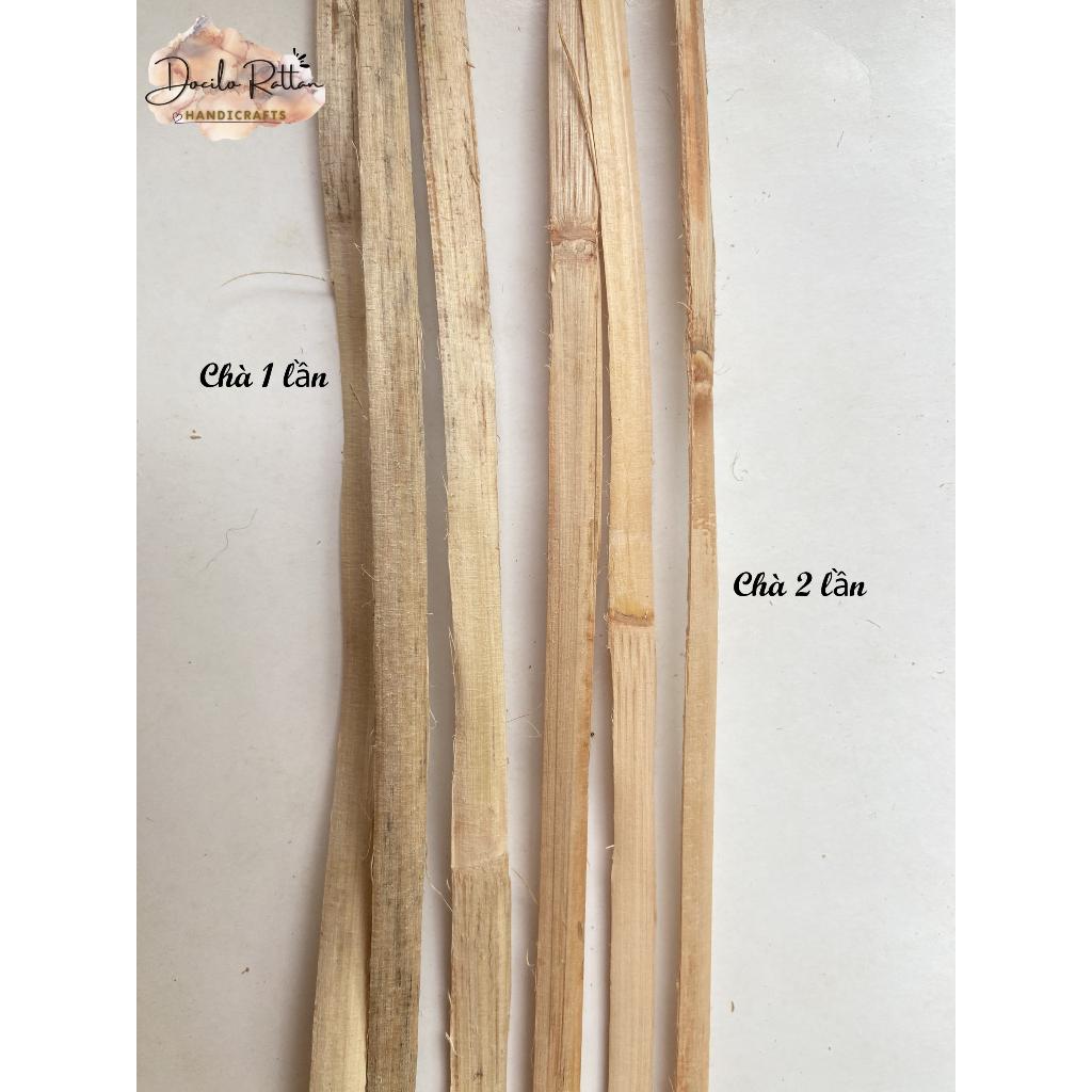 VỎ MÂY CHÀ TINH 1 LẦN- 2 LẦN 6-7 MM- LẠT MÂY CHÀ QUẤN BÀN GHẾ, ĐAN HÀNG THỦ CÔNG MỸ NGHỆ