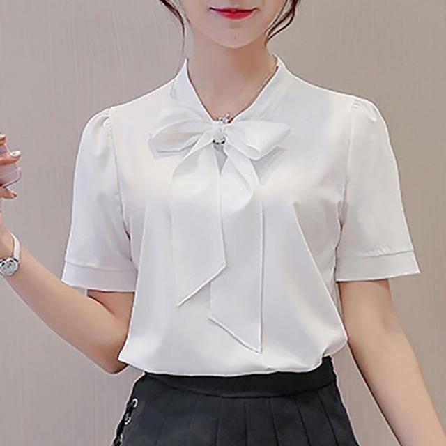 Áo Kiểu Nữ Thắt Nơ Siêu Xinh