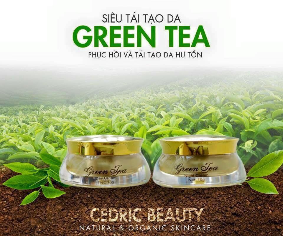 Kem ngăn ngừa nám Green tea 20g (ngày+đêm)