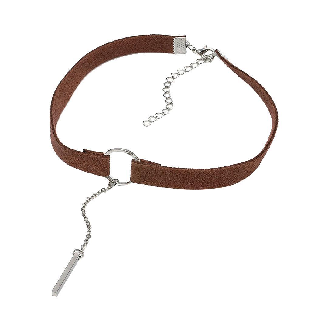 Choker Collar Chain Pendant Necklace Party Prom Fancy Elegant Decor