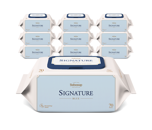 Khăn Ướt Nhập Khẩu Hàn Quốc Bebesup Signature 70 Tờ/Gói Thương Hiệu Bebesup