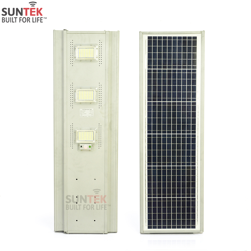 Đèn Đường Năng Lượng Mặt Trời Liền Thể SUNTEK LED Solar Light JD-A300 New 200W - Hàng Chính Hãng