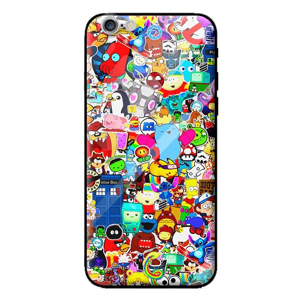 Ốp lưng kính cường lực cho iPhone 6S Plus MÀU SẮC 12 - Hàng chính hãng
