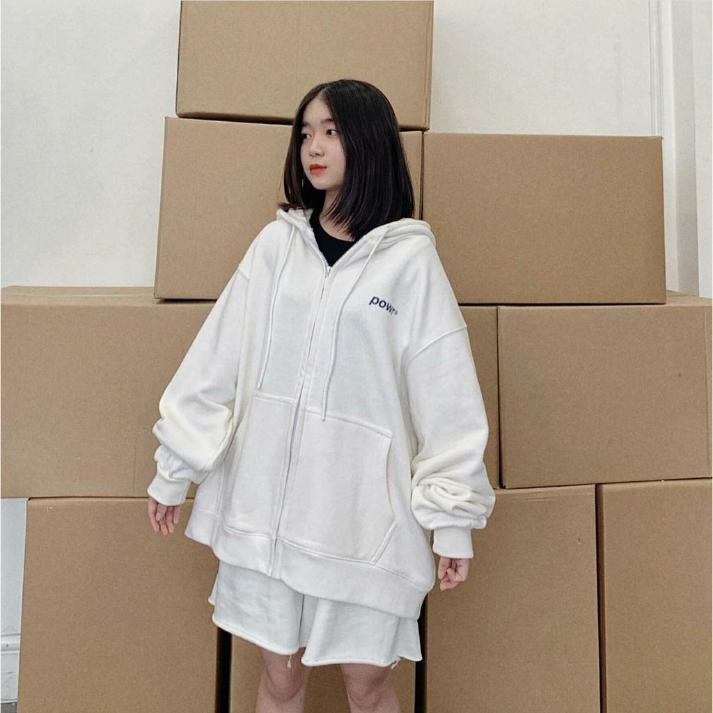 Áo Khoác Nỉ Bông POWR Unisex (4 Màu)