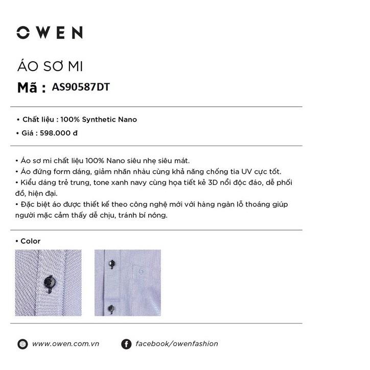 Hình ảnh OWEN - Áo sơ mi dài tay Owen màu tím AS 90587