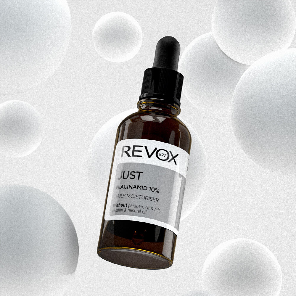 Tinh Chất Revox B77 Just Niacinamide 10% Daily Moisturiser Dưỡng Ẩm Mặt & Cổ 30ml