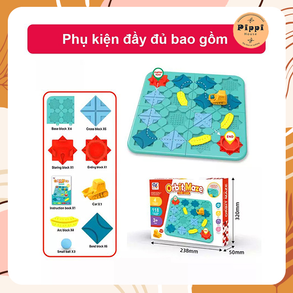 Đồ Chơi Giải Mã Mê Cung Phát Triển Trí Thông Minh Cho Bé Từ 3 Tuổi Nhiều Cấp Độ