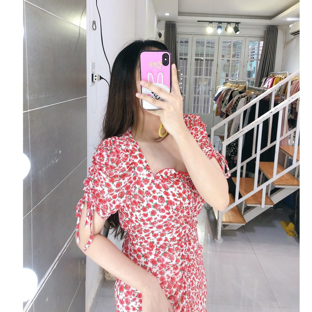 PINKIE FLOWER DRESS - ĐẦM HOA BODY NHÚN