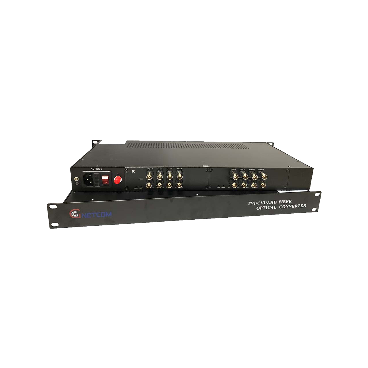Bộ chuyển đổi quang Video 16 kênh GNETCOM HL-16V-20T/R-720P (2 thiết bị) - Hàng Chính Hãng